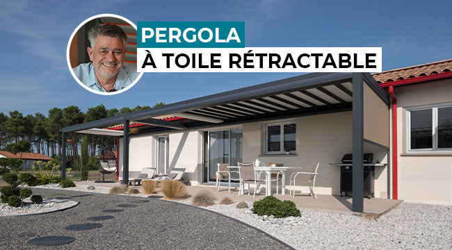 Pergola design en Alsace | Pergola à toile Sésame Haut-Rhin & 3 frontières