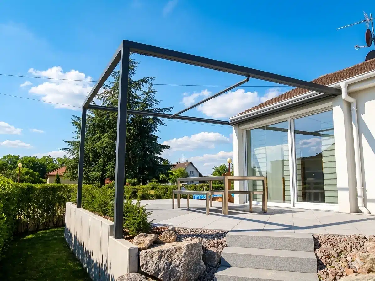 Verral pergola toile tensionata Mulhouse